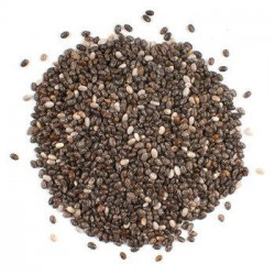 Mixed black and white chia