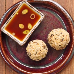 Mushroom Onigiri (Rice Ball)