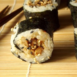 Mushroom Teriyaki Sushi Roll