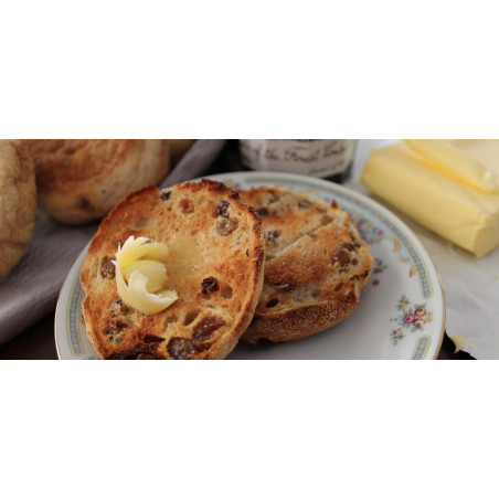 Back Alley Bakes cinnamon and fruit English muffins