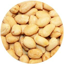 Roasted, unsalted peanuts...