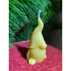 Beeswax candle Gnome