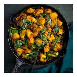 Aloo Saag  Curry (potatoes...