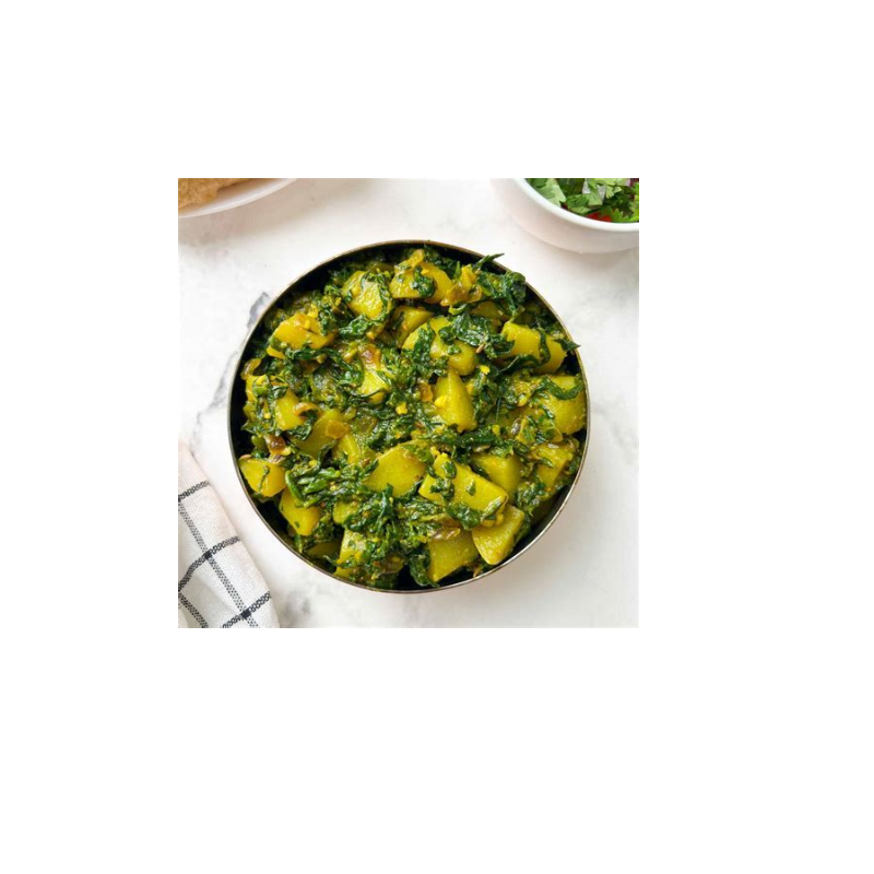 Aloo Palak (Spinach & Potato Curry)