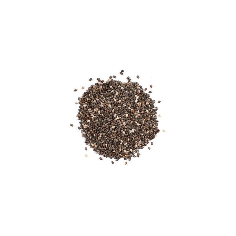 Mixed black and white chia