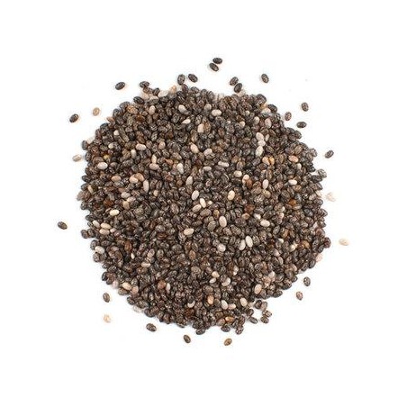 Mixed black and white chia