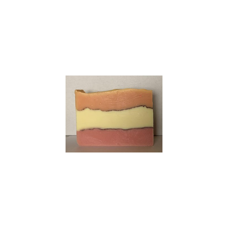 Rose Geranium, Orange,  Patchouli  Soap Bar
