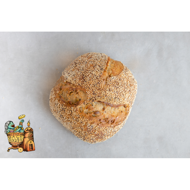 Back Alley Bakes Seeded Campo Loaf